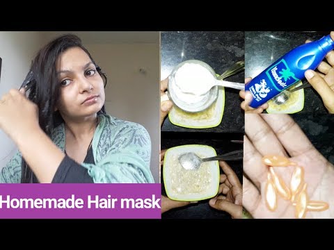 Hair mask for getting soft smooth n shiny hair(At home)|Alwaysprettyuseful by PriyaChavaan Video
