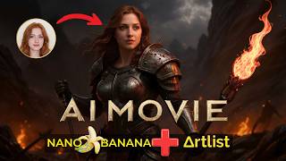 Artlist + Nano Banana AI | Full Cinematic Story | Text & Image to Video With Consistent Characters