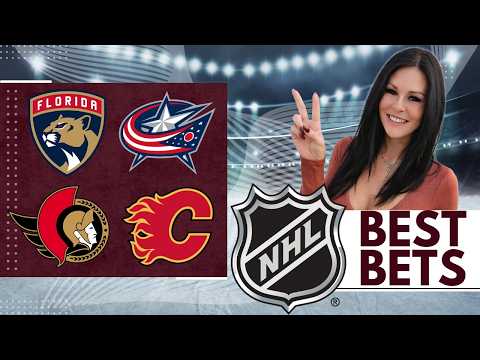 NHL THURSDAY BETS! | Panthers vs Blue Jackets & Senators vs Flames | Jo Madden's NHL Best Bets 3/5