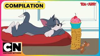 Download lagu Tastiest Food Fights!🧁😂| Tom and Jerry😺| Cat & Mouse Cartoon😁|@cnindia ​ mp3