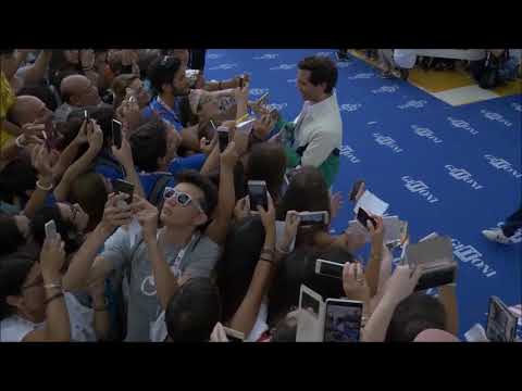 2017.07.15 Mika @ Giffoni  highlights drone,cable cam Blue carpet Photocall