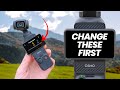 DJI OSMO POCKET 3 20 SETTINGS You SHOULD CHANGE IMMEDIATELY