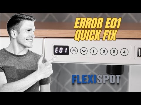 Standing Desk E01 error (FlexiSpot) - Quick Solution