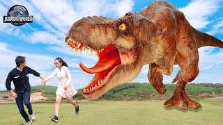 Best T-rex Chase | T-rex vs Indominus REX | Jurassic Park Fan-Made Short Film | Dinosaur | Ms.Sandy