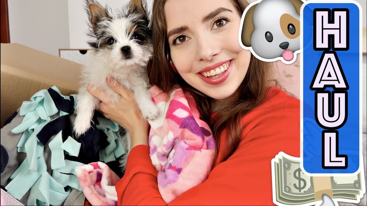 HAUL DLA PSA 🐶 ZABAWKI JEDZENIE MISKI SZELKI 🐾