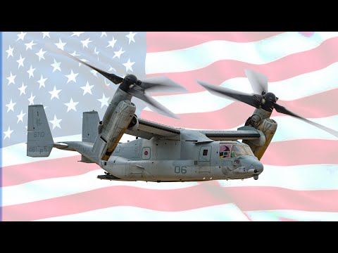  MV-22 Osprey Stuns Crowd with Helicopter-to-Airplane Transition at America’s Air Show 2025 - 4K