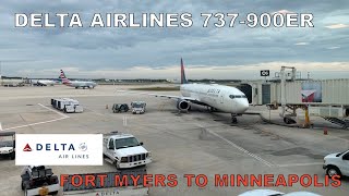 Delta Airlines 737-900ER Trip Report (Economy) | Fort Myers (RSW) to Minneapolis (MSP)