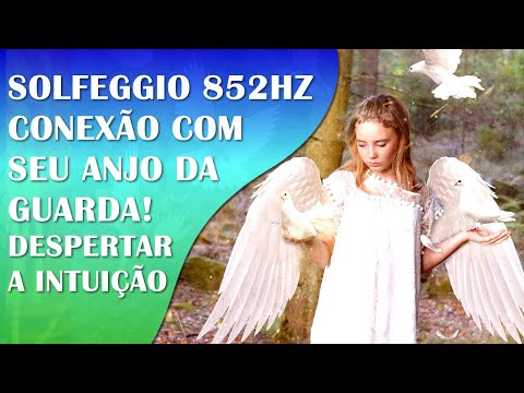 MÚSICA PARA CONEXÃO COM O ANJO DA GUARDA COM SOLFEGGIO 852HZ | DESPERTA A INTUIÇÃO