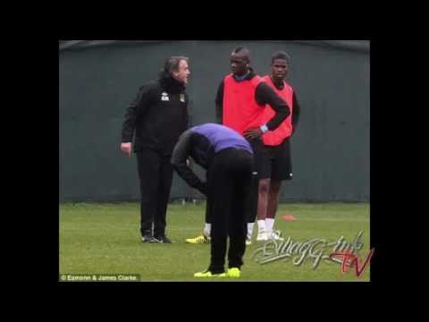 Roberto Mancini vs Mario Balotelli - FIGHT in Training     Official Video