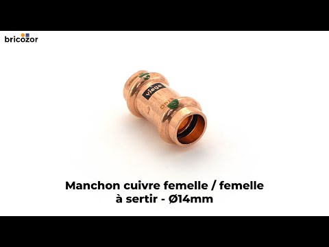 Manchon cuivre femelle / femelle à sertir VIEGA