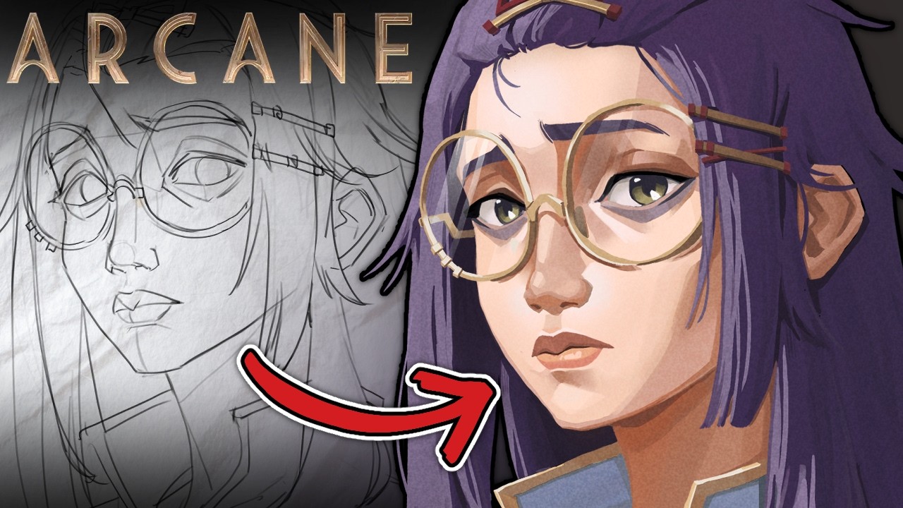 How to draw in Arcane’s art style