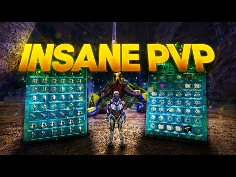 INSANE VIKING BAY RAID SO MANY KITS ICED-DEN Ark Survival Evolved