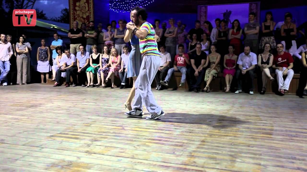 Giggio Giovanni & Anna Zyuzina 2, Russia, Moscow,  Milonga "Ekaterinas garden" 24.07.2011