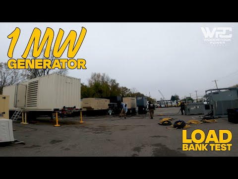 1 mW Cummins DQFAA Generator Load Bank Test