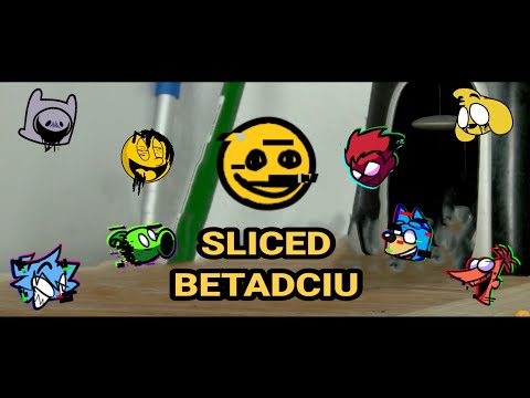 FNF Sliced but every turn a different character sing it 🎶 [FNF Annoyng Orange BETADCIU ANIMATION]