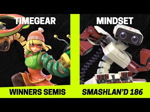 SmashLAN'd 186 Winners Semis - TimeGear (Min Min) vs Mindset (R.O.B.) - SSBU Tournament