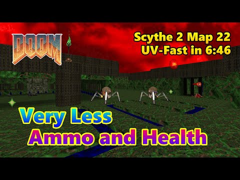 [Doom2] Scythe 2 Map 22 "The Garden Base II" UV-Fast Speedrun in 6:46