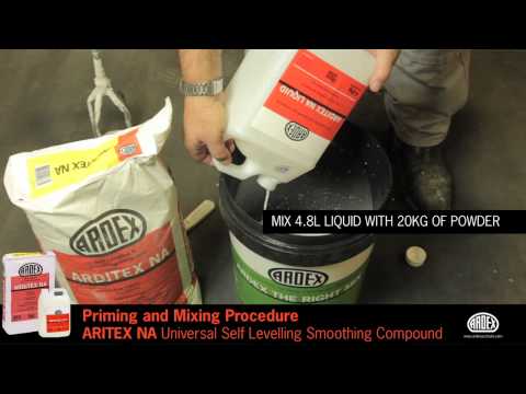 ARDITEX NA - Substrate Priming and Mixing Procedure