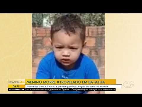 Criança morre atropelada em Batalha, no Sertão de Alagoas - 19/11/2026