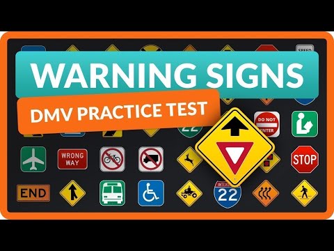 DMV Road Signs Test - Permit Test Practice