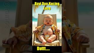 Download lagu Bayi Dan Kucing Yang Lucu #kartun #ai mp3