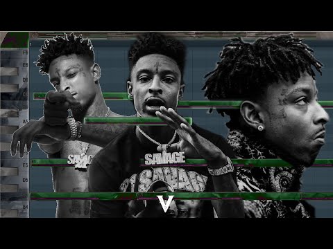 How I Made a 21 Savage Type Beat Under 2 Minutes | Fl Studio Tutorial