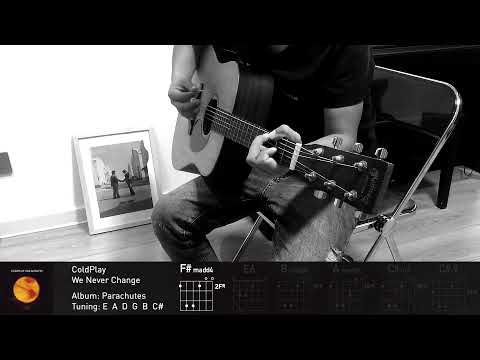 We Never Change - ColdPlay Acoustic Guitar  Cover