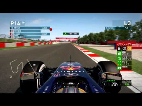 [PS3]F1 2014 キャリア 1年目 Rd.05 スペイン 予選 [1:24.892]