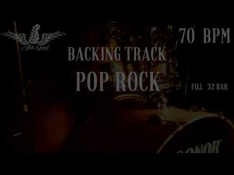 Backing track  Drums Pop Rock  70 BPM