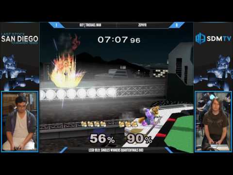 LSSD 99.9 - OXY | Trichael Man (Fox) vs. [GLG] Zephyr (Fox) - SSBM Winners Quarters - Smash Melee