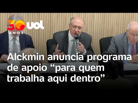 Alckmin chama tarifaço de ‘injusto’ e diz que governo lançará programa de apoio ajudar empresários