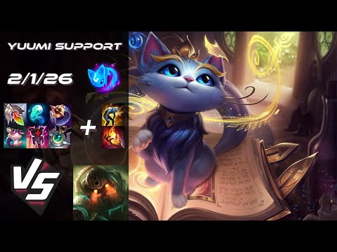 SUPPORT Yuumi vs Nautilus - EU Challenger Patch 25.24