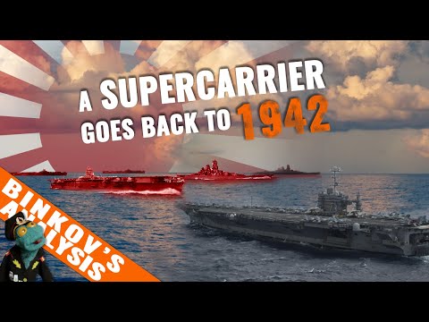 Could an US supercarrier defeat the whole Japanese WWII navy?