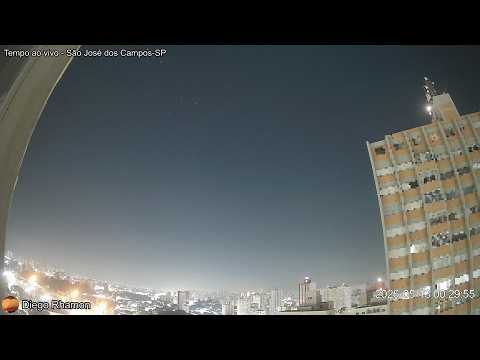 Ao vivo - Céu de São José dos Campos-SP + escuta do aeroporto (SBSJ) - 13/05/2026