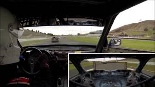 Through Traffic in 24 Hours of Lemons Race at Sonoma Raceway 2015