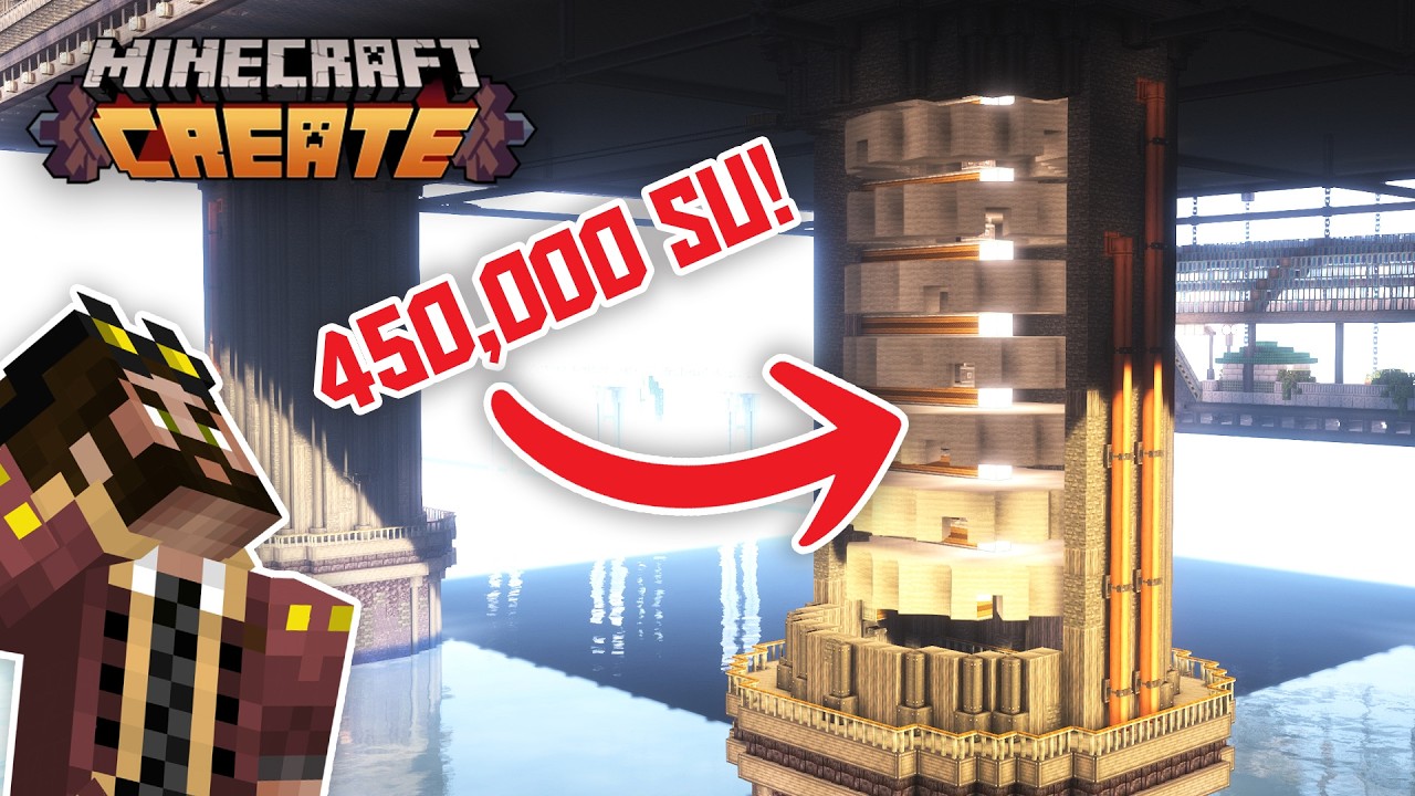 I hid a POWER STATION in Minecraft Create Mod [#21]