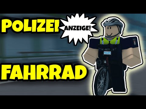 POLIZEI-FAHRRAD!!! ANZEIGEHAUPTKOMISSAR AREA ist UNTERWEGS | Notruf Hamburg ROBLOX Deutsch
