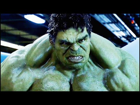 Avengers (2012) Bruce Banner Turns Into The Hulk (1080p)