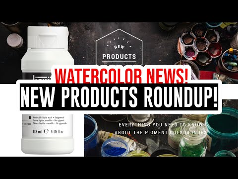 Watercolor News 🎨- New Products Roundup (Jackson's + Liquitex) + Jackson's Blog Post About Pigments!