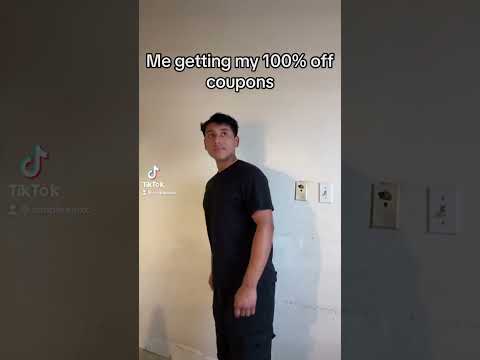 Me getting my 100% off coupons 😂! #shorts #comedy