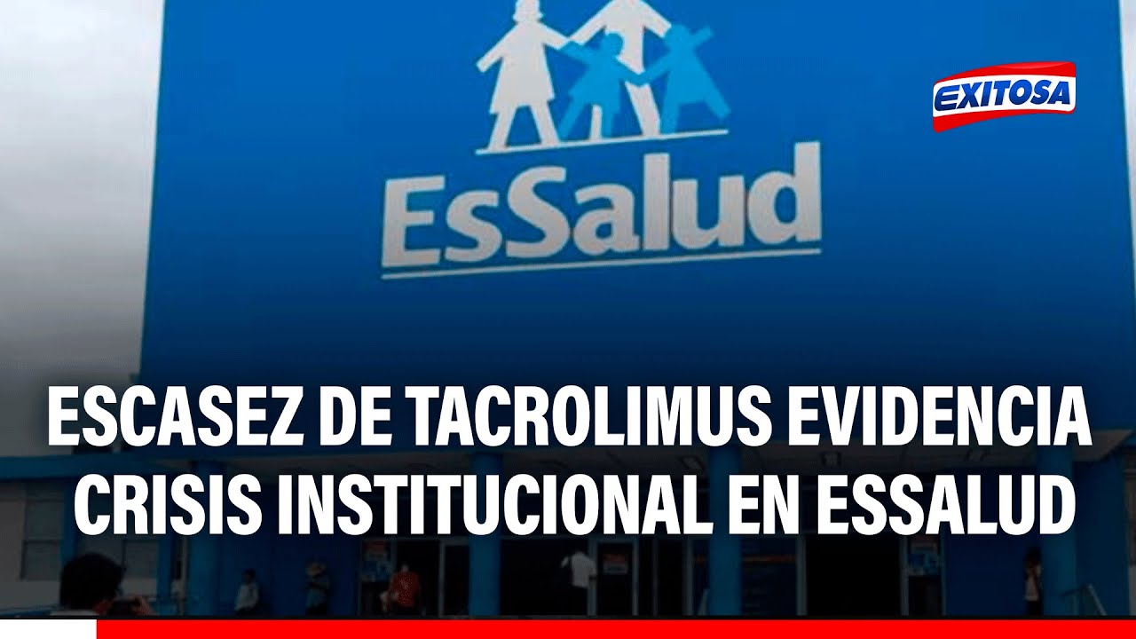 🔴🔵 Falta de tacrolimus evidencia la "degradación institucional" de EsSalud, según exjefe de Digemid