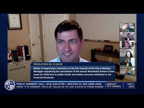 Berkley City Council Meeting - June 1, 2020