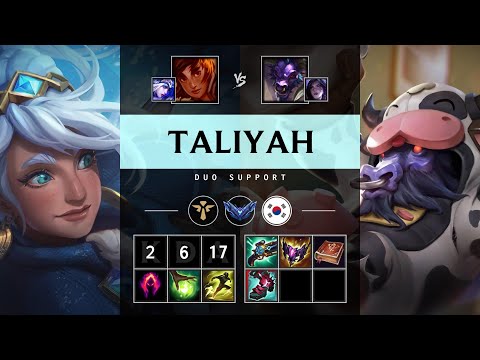 Taliyah Support vs Alistar - KR Diamond Patch 25.18