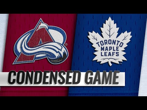 01/14/19 Condensed Game: Avalanche @ Maple Leafs