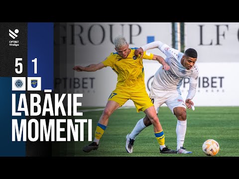 16. kārta: Riga FC 5:1 SK Super Nova Salaspils (Labākie momenti)