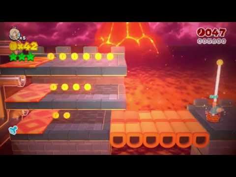 Super Mario 3D World Speed Run - 7-3 Hot-Lava Run