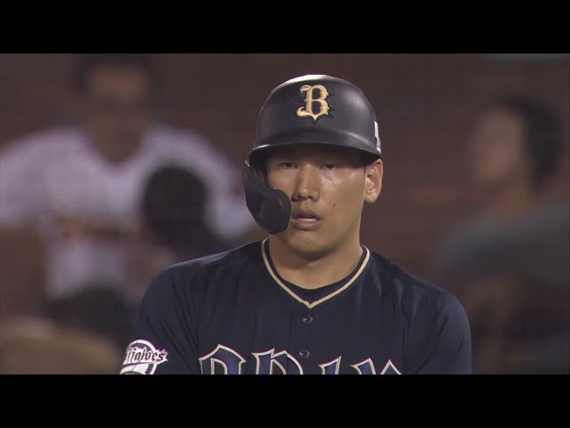 【8回表】バファローズ・吉田正 試合終盤に痛烈な同点タイムリー!! 2019/8/12 E-B