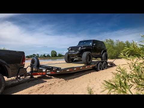 2022 MAXX-D TRAILERS 102X20 BUGGY HAULER H6X  14K in Elk Grove, California - Video 1