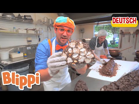 Blippi Deutsch - Blippi besucht eine Schokoladenfabrik | Abenteuer und Videos für Kinder