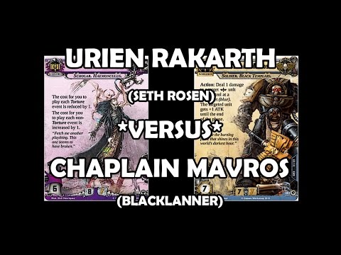 Urien Rakarth versus Chaplain Mavros - Warhammer 40,000: Conquest